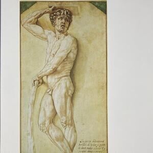 Cellini, Satyr, Barocci, Head of a Boy, Print, Colorplate, Art, ~ 240623-WH 595